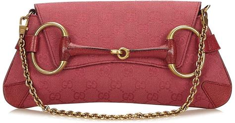 gucci chain bag pink|Gucci horsebit chain shoulder bag.